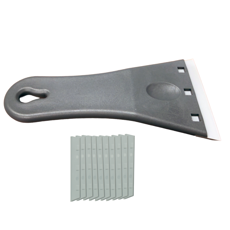 LEWI Škrabka plastová 7,5 cm včetně 10 náhradních plastových břitů, 11524 NEW