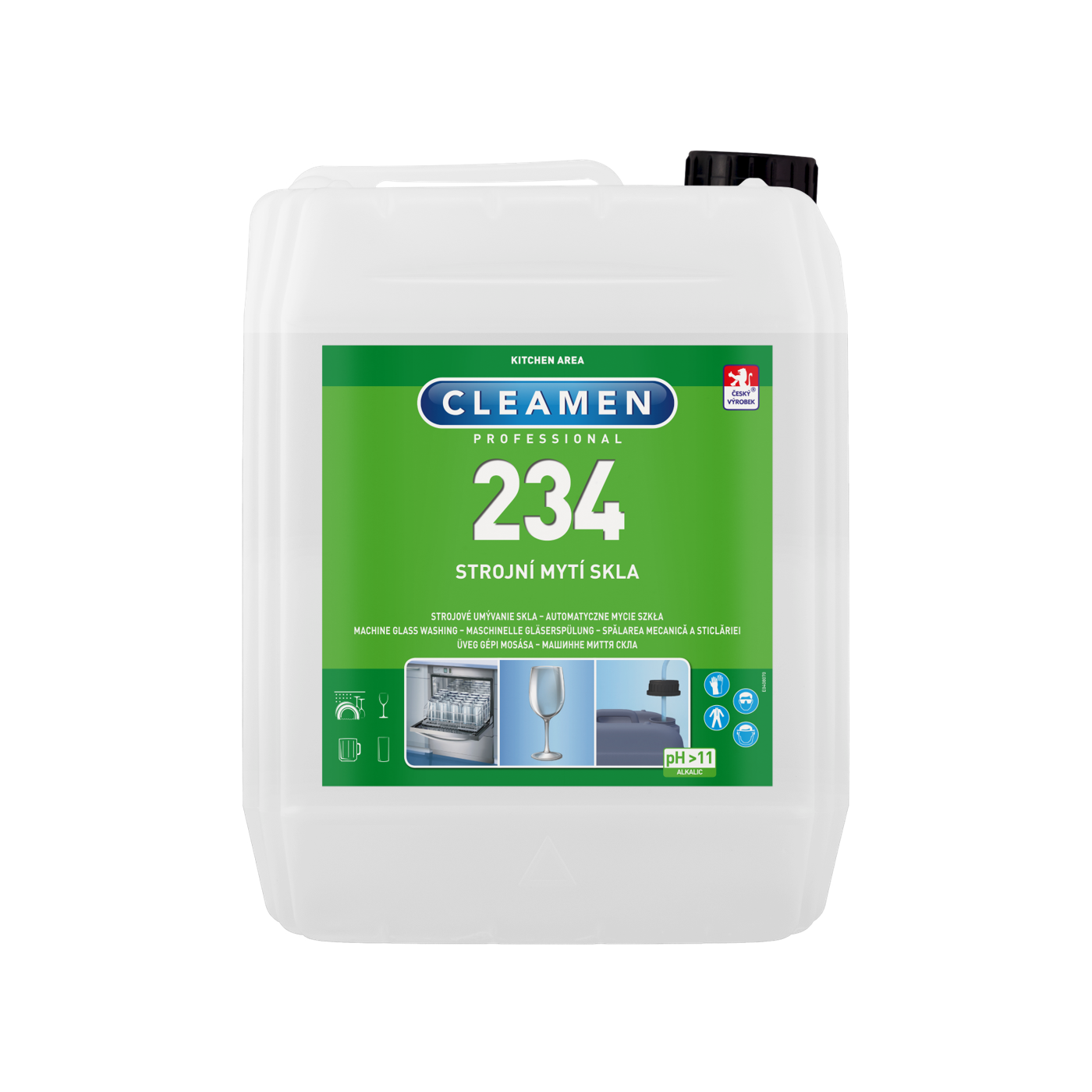 CLEAMEN 234 Strojní mytí skla 5,5 kg