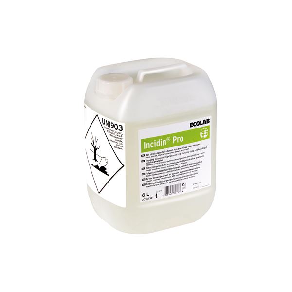 ECOLAB INCIDIN PRO čistící a dezinfekční na podlahy a povrchy, 6l