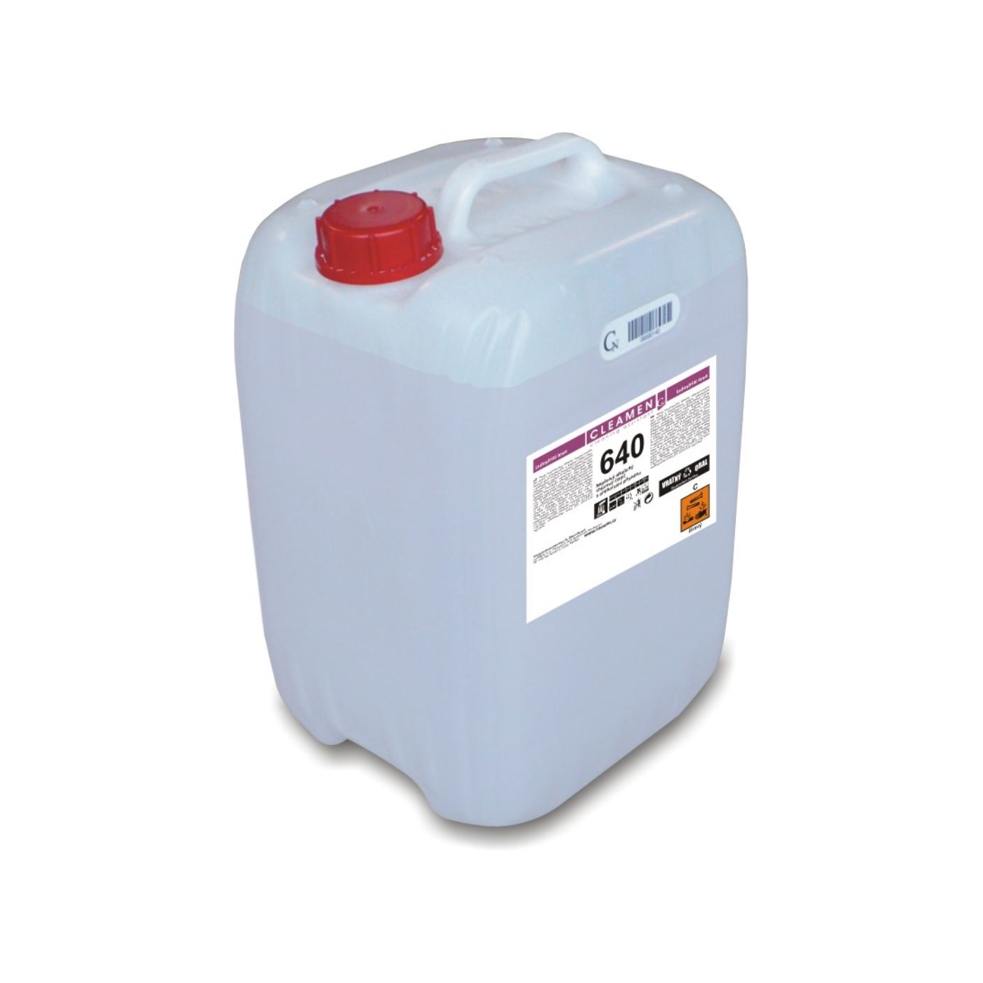 CLEAMEN 640 CAl, nepěnivý alkalický čistič, 22kg