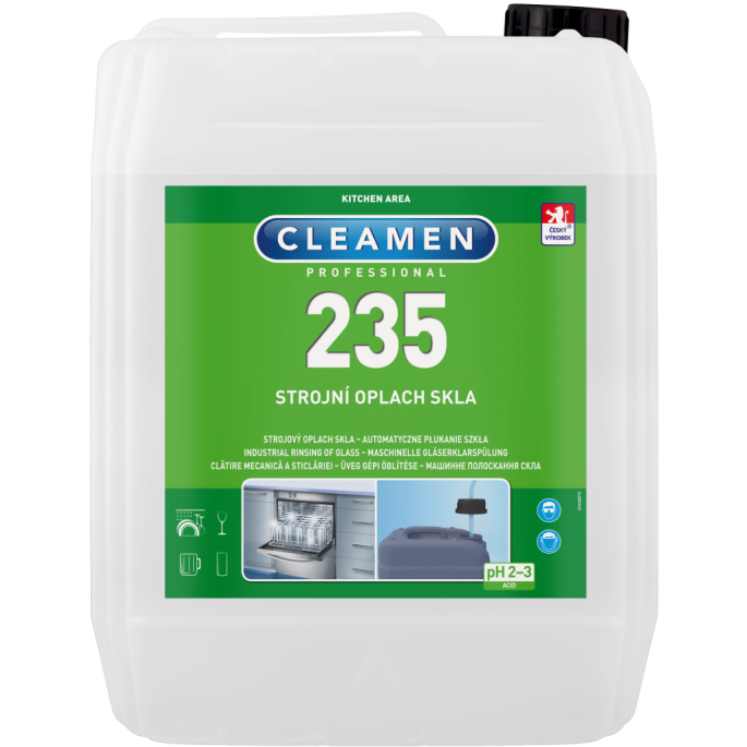 CLEAMEN 235 Strojní oplach skla 5l 