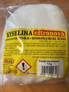 Kyselina citrónová E330 1kg