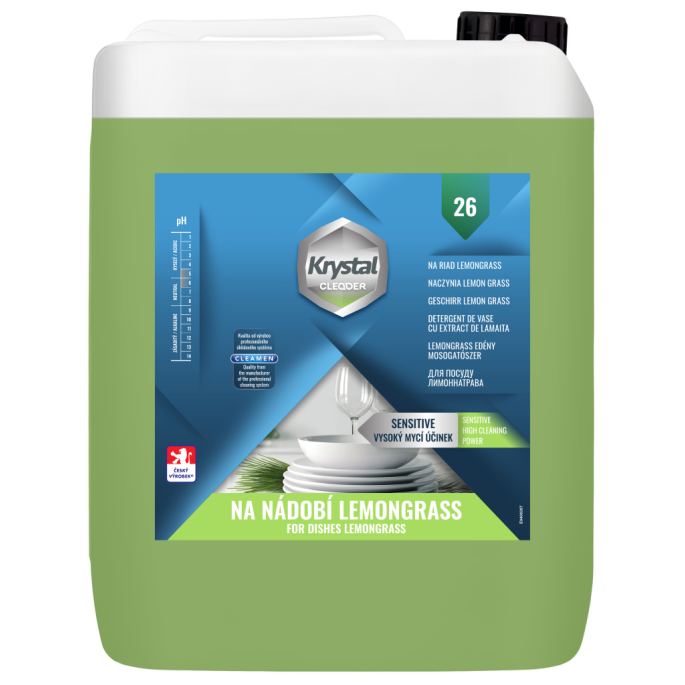 KRYSTAL Na nádobí Lemongrass na nádobí 5l, NEW
