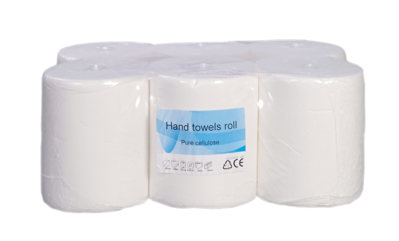 Ručník v roli AUTOCUT univerzál pro systém KATRIN, 2vr. bílý, 130m bez adaptéru