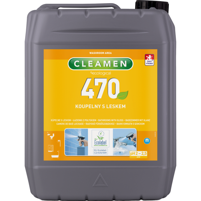 CLEAMEN ECOLOGICAL 470 koupelny s leskem, 5l