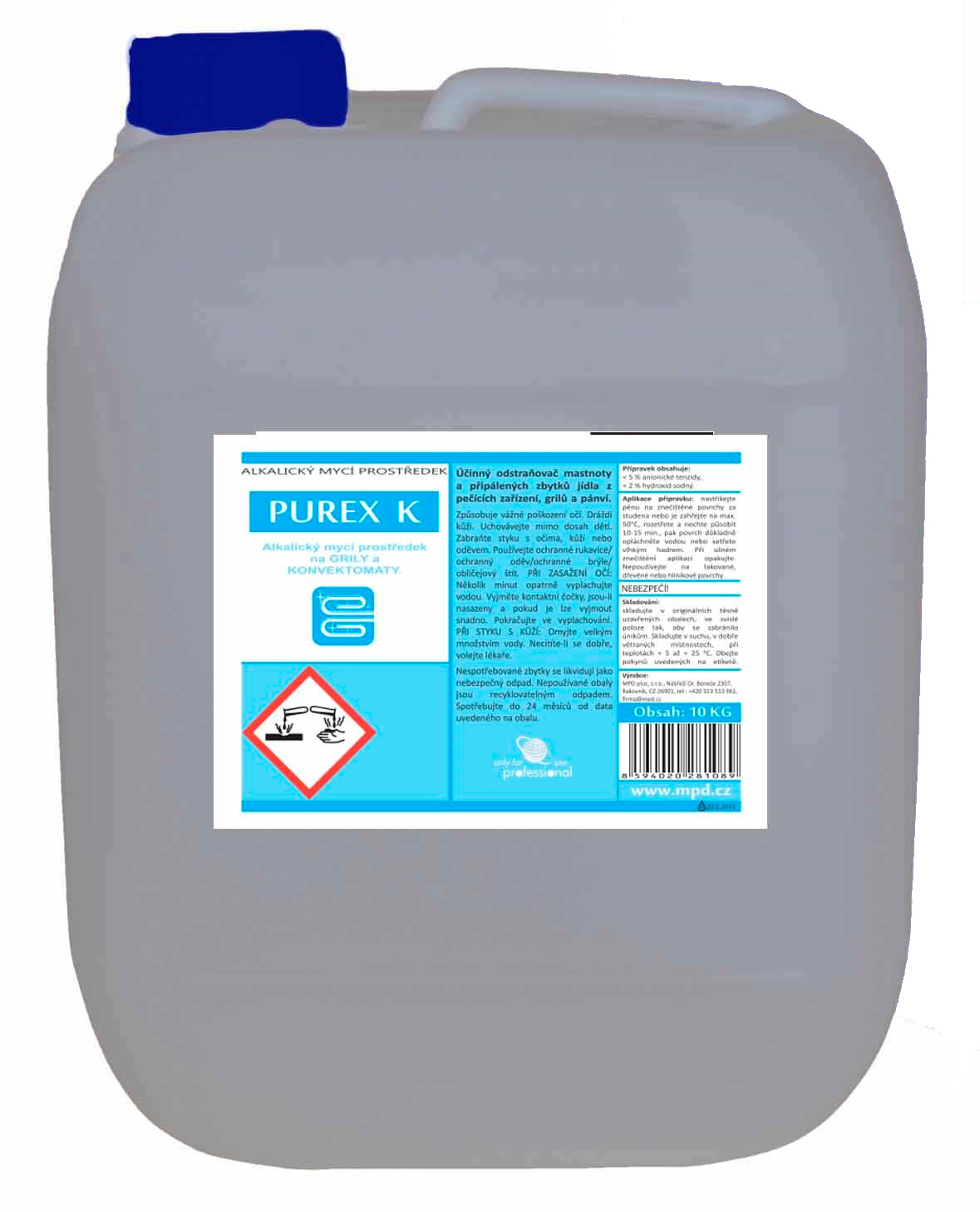 MPD PUREX K na konvektomaty 10kg, PUREXK10PE