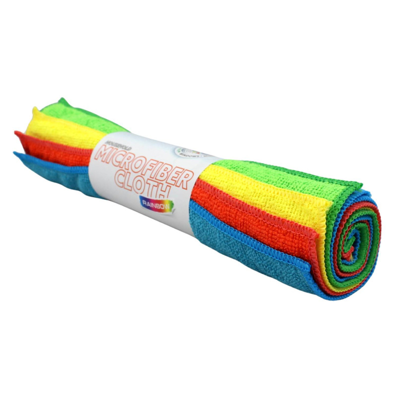 Utěrka RAINBOW balení 5ks 210g/m2 mikrovlákno 30x30cm, 5ks NEW