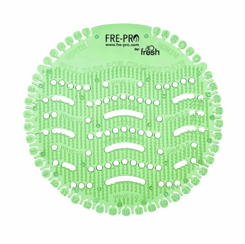 Sítko do pisoáru FrePro Wave 2.0, vůně CUCUMBER MELON, zelené, cena za balení 2ks